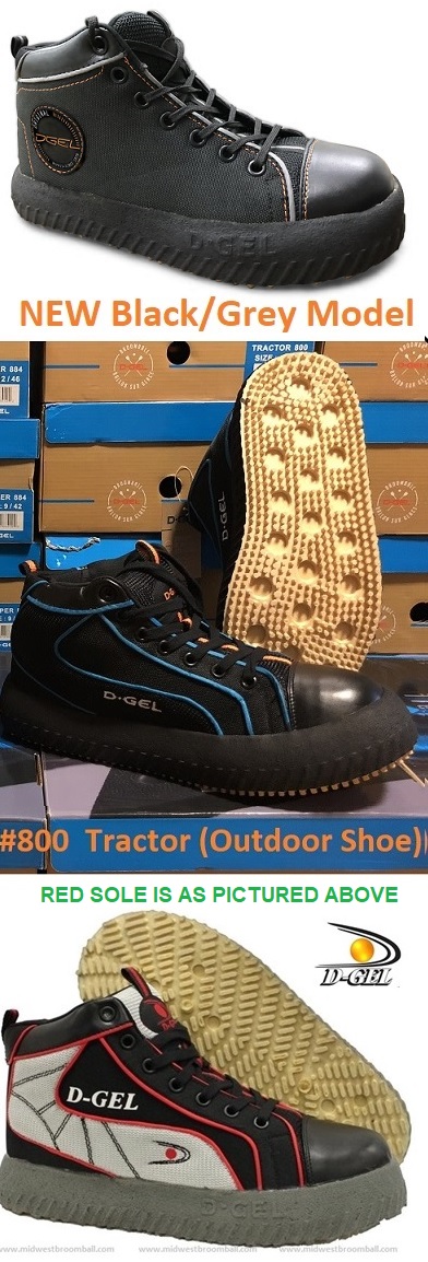 D-Gel® Broomball Shoes #800 Tractor Outdoor
